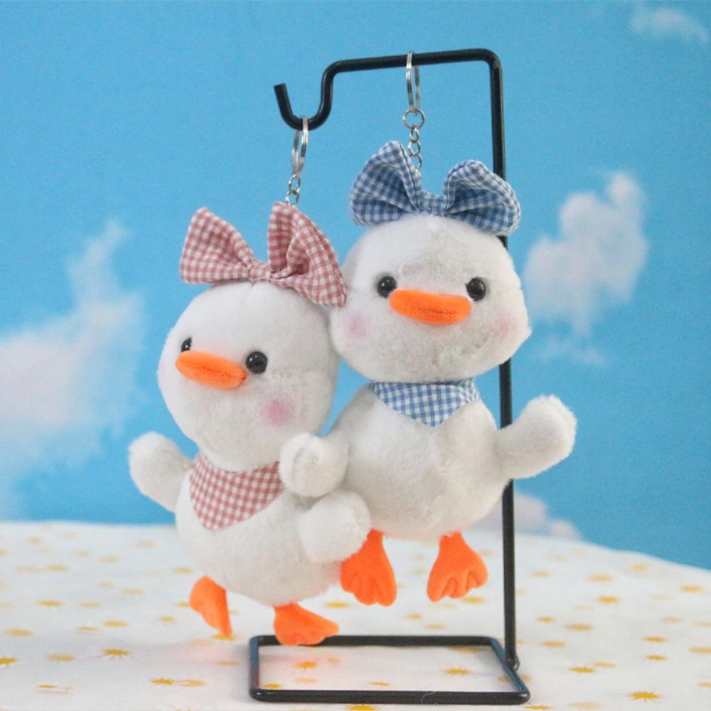 Animals Duck Bag Pendant Soft Fluffty Animal Doll Kawaii School Bag Pendant