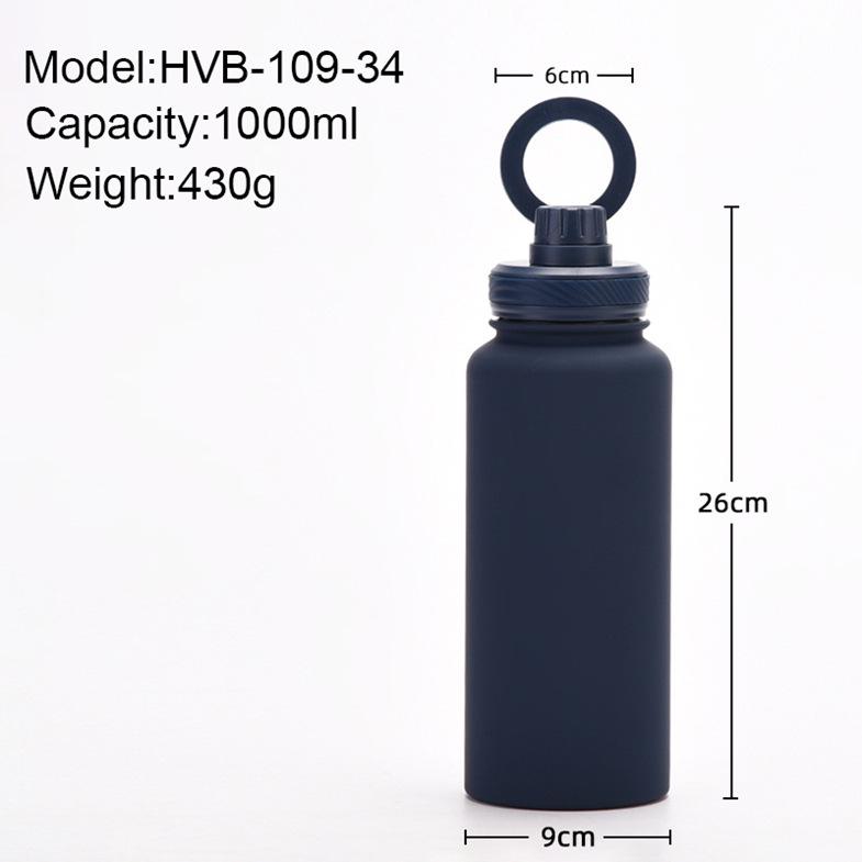 Magnetic Lid Sports Water Bottle