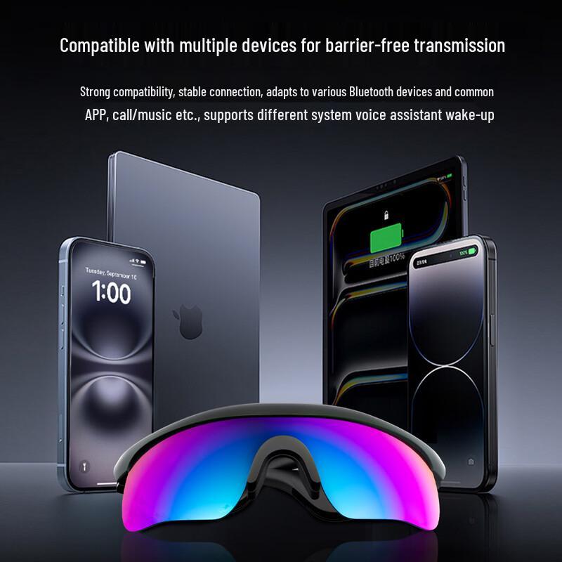 Newmine G120C Smart Bluetooth Cycling & Running Sunglasses