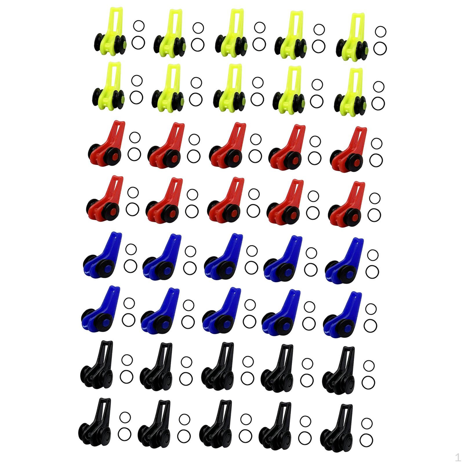 

40Pcs Fishing Hooks Keeper Pole Hook Lure for Accessories Easy