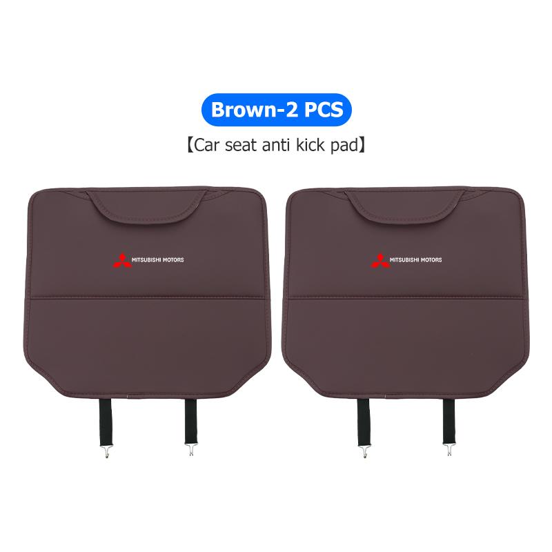 Car Seat Anti Kick Mats Back Storage Half Pack Anti Kick Mats Accessories For Mitsubishi Lancer ASX Pajero Mirage Attrage WJ4