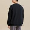 Anta Training Series Letter Round Neck Pullover Fleece Sweatshirt Men sweatshirt Basic-Black 152347710-4