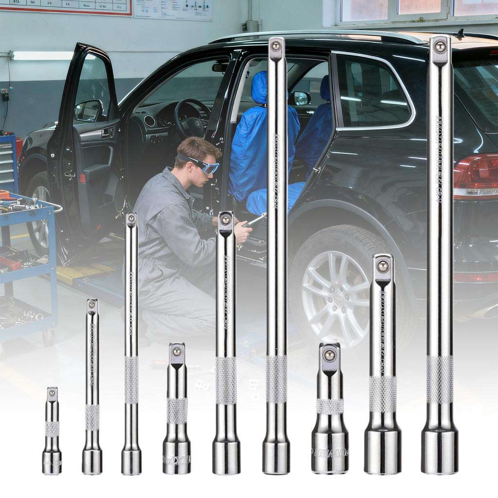 Ratchet Wrench Adapter Extension Rod 1/4 3/8 1/2Inch Drive Ergonomic Design For Professional Mechanics