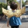 Gold Angel Wings for Adults And Children Carnival Masquerade Feather Wings Cosplay Costume for Halloween Christmas Wedding Party Accessory