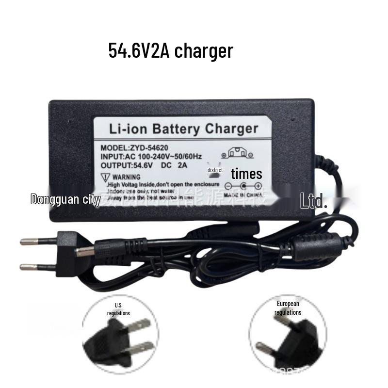 48V 60Ah 18650 Pedal-Assist Scooter Battery Pack with Built-in BMS