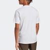 Adidas Logo Print Minimalist Short Sleeve T-Shirt Men Tops White IB8259