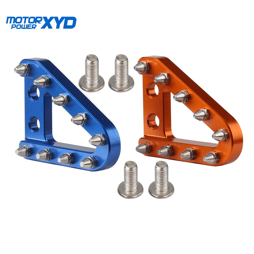 Motorcycle CNC Rear Brake Pedal Step Plate Tip For KTM SX SXF XC XCF XCW XCFW EXC EXCF For Husqvarna TC TE FC FE 125-530 2014