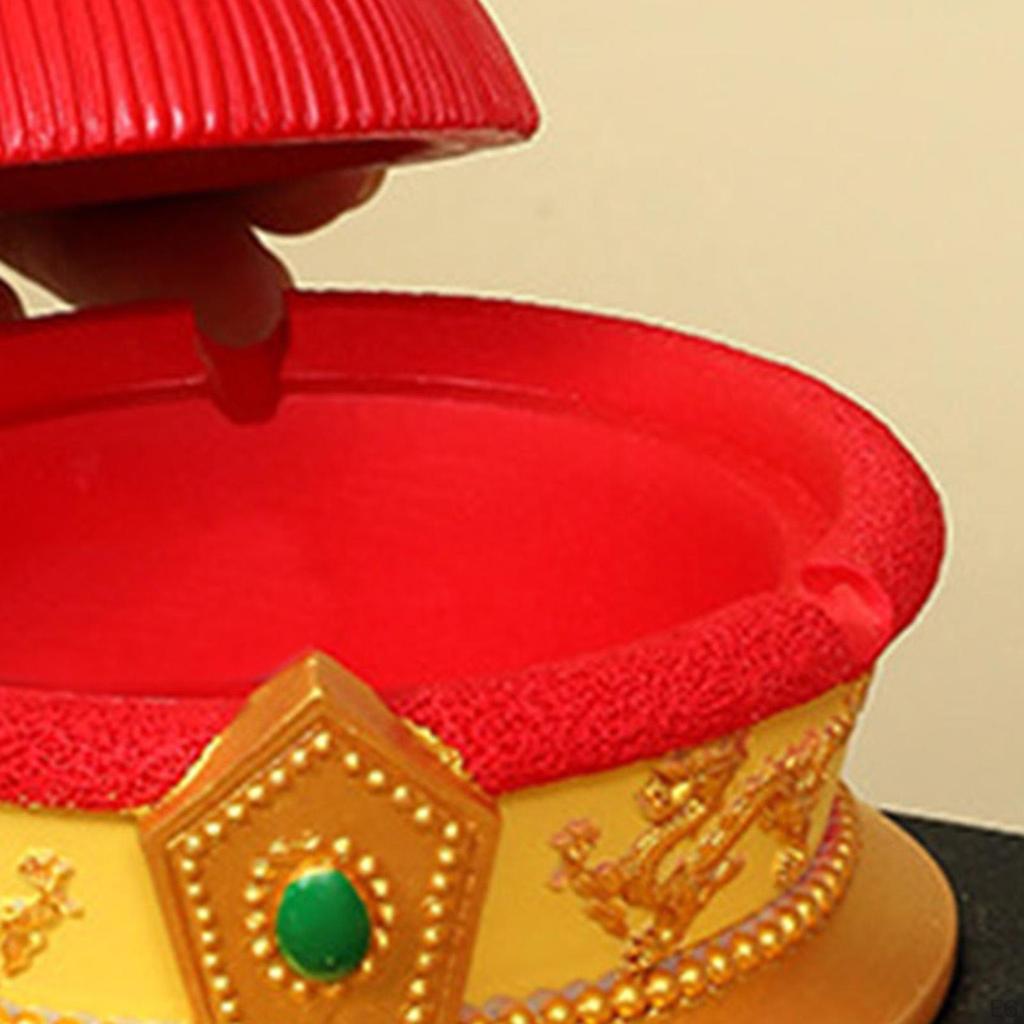Chinese with Lid Resin Crafts Sculpture for Home Decoration Men Gift