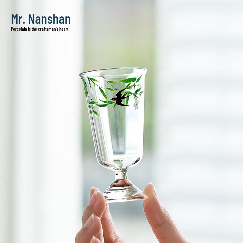 

Nanshan Mr. Flower God Glass High-Foot Tasting Cup