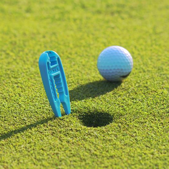 Golf Tee Height Tool Adjustable Tee Height Setter Elevator Tool Multi-functional