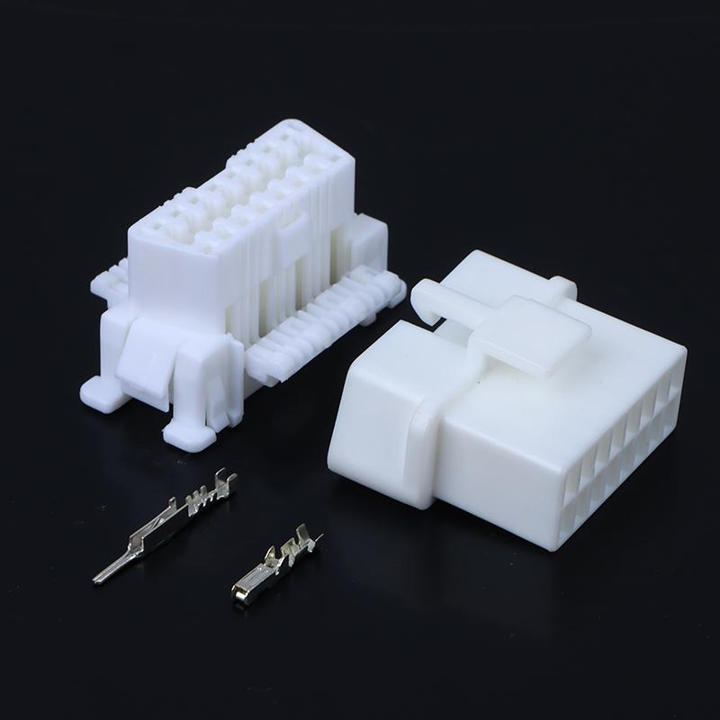 Dj7163-1.8-11/21 16 Pin 179631-1 Car Obd Connector Diagnostic Socket Plug Compatible With Toyota