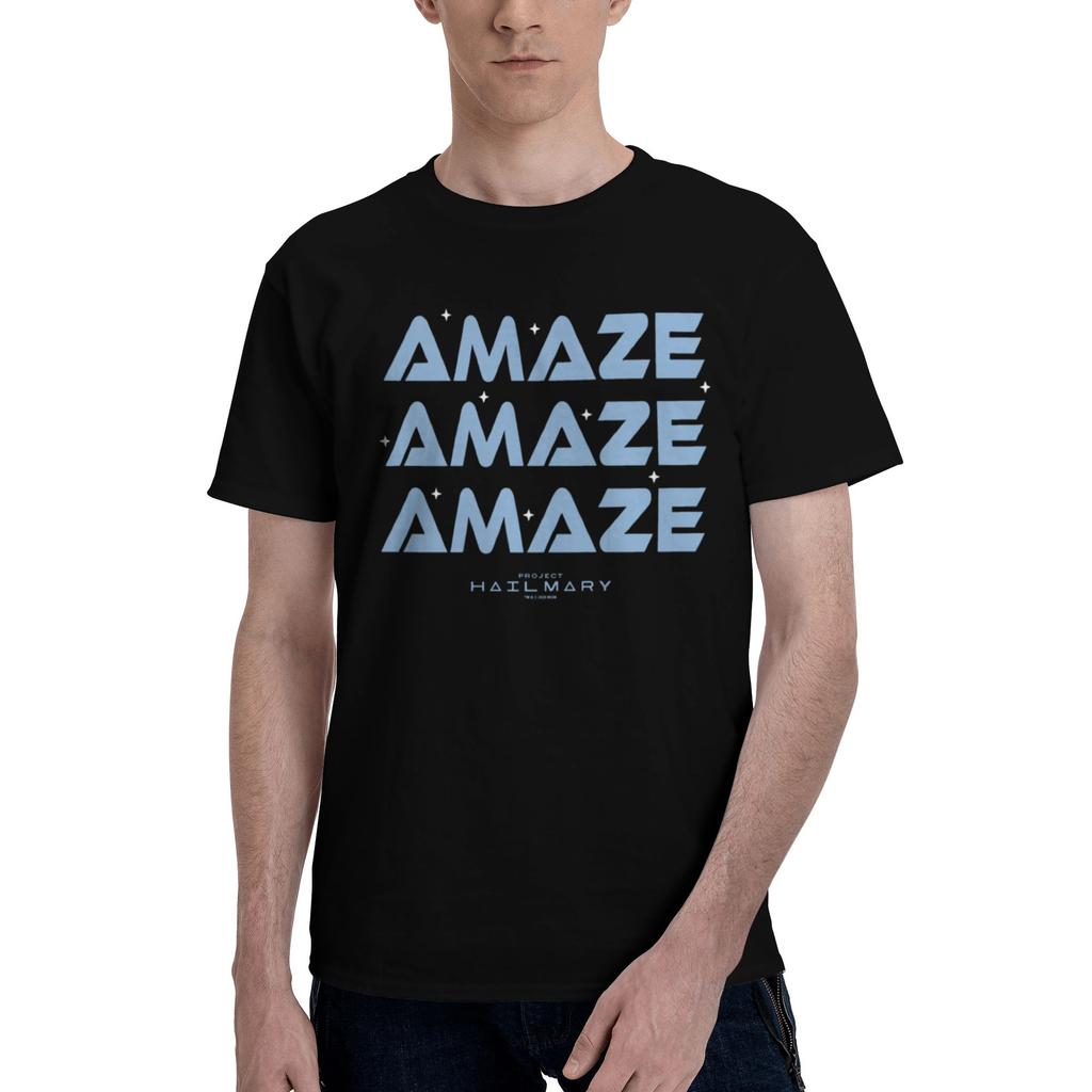 Custom Project Hail Mary T Shirts Unisex Shortsleeve Ryland Grace Movie Tshirts Casual Tee Tops Pure Cotton