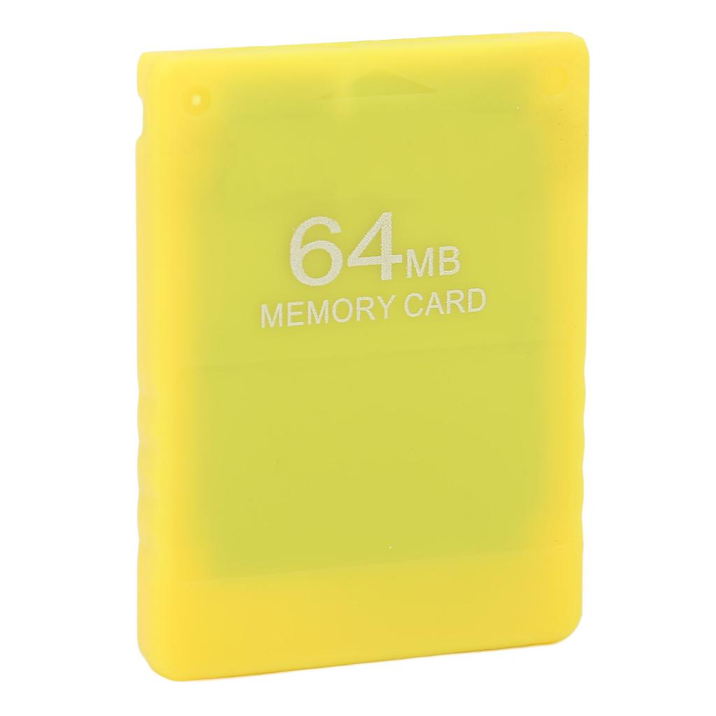64MB Gaming Memory Card High Speed FMCB1.966 Video Game External Data Card for PS2Yellow