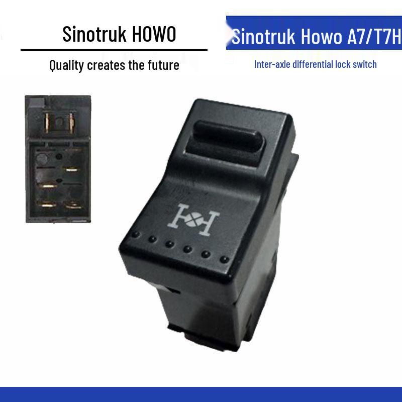 

Howo A7/T7H Heavy Duty Truck Rocker Switch: Dashboard Water Spray Light Control Standard