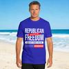 Conservative Republican Freedom Cotton Tshirt For Unisex Beach Vintage T Shirts Hip Hop Tee Shirt Oversize Dropshipping Tops