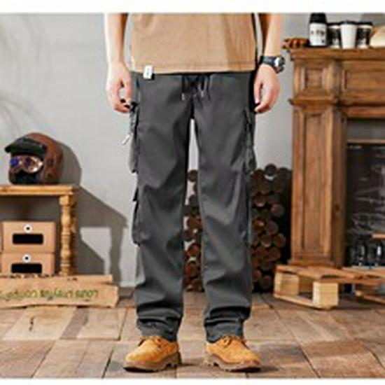 Schwarze Fallschirmhose mit hohem Bund – Lässig, weit geschnitten, Petite Jazz-Tanzbekleidung für Frühling und Herbst