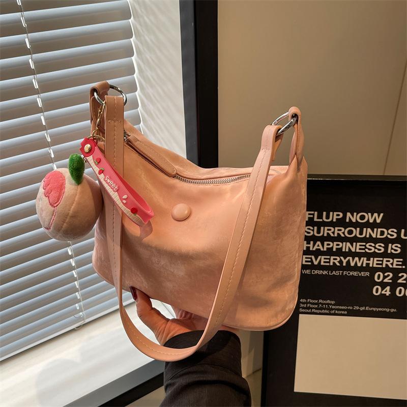 Stylish Large-capacity Shoulder Messenger Bag, Women's Messenger Solid Color Casual Versatile Small Square Bag