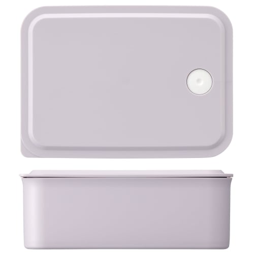 Skater Bento Box 1 Tier 700ml Microwave Safe with Lid Lunch Case Lunch Box Sepia Lavender PL70B