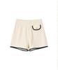 SALON DE YOHN Pocket Point Short Pants_ Ivory