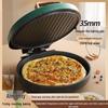 Padella Elettrica Doppia per Torte & Piadine - Padella Multifunzione Grande per Crêpes & Grigliate