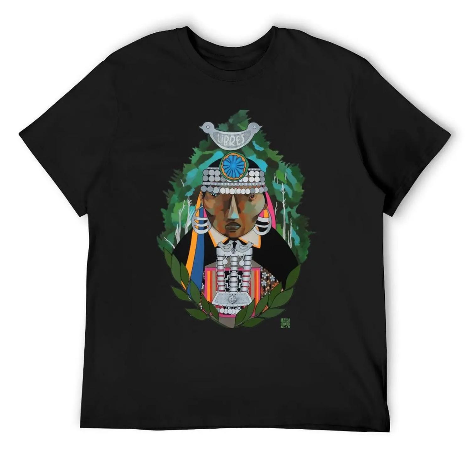 Mapuche T-Shirt aesthetic clothes graphic t shirt vintage oversizeds mens graphic t-shirts hip hop S
