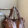 Fashionable Vintage Leather Handbag Large Capacity Shoulder Bag Fashion Shoulder Bag for Daily Commute Work Weekend Outings and Ladies' Holiday Gifts