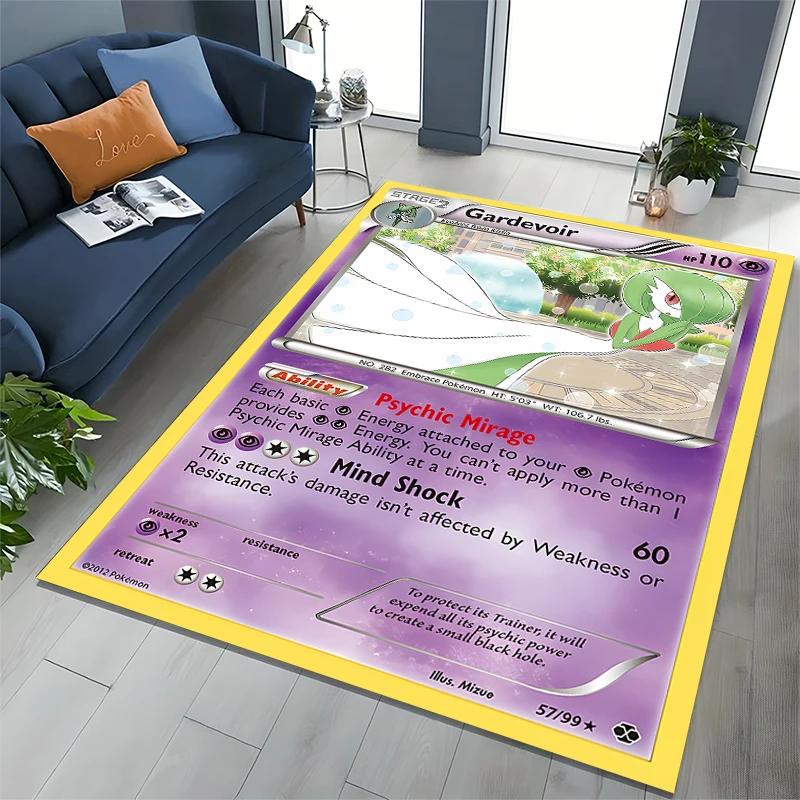 

Various Styles and Sizes Japanese Anime Card Pikachu Charizard Carpet Home Mat Kid s Room Cloakroom Play Mat Home Rug Potdemiel 40x60cm (16x24in)