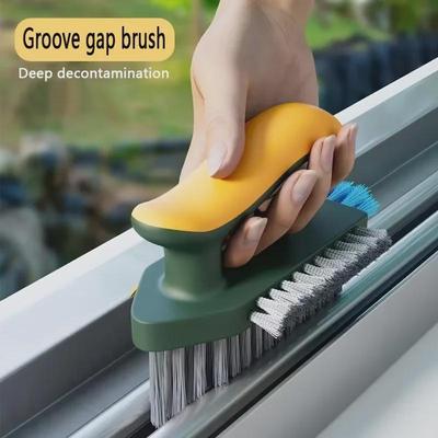 Spazzola per la pulizia dei pavimenti portatile per WC angolare 3 in 1