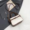 Retro Simple Fashion Casual Colorblock Women Shoulder Crossbody Small Square Bag