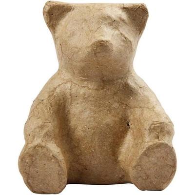 Bären zum Dekorieren aus Pappmaché - 8 cm