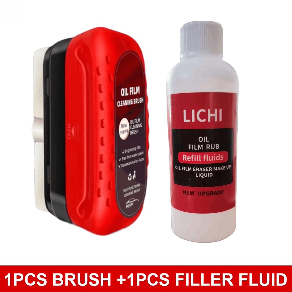 Auto Glass Sponge Cleaning Brush Car Window Glass Cleaner Removes Dirt Windshield Oil Film Stain Removal Car Glass Oil Film Wipe