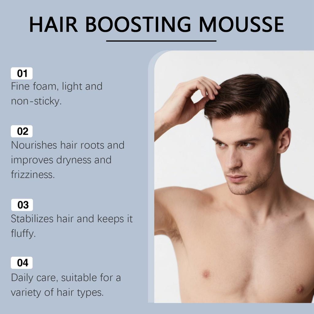 Hair Growth Foam Nourishes Dense Hair Foam Hair Root Care Scalp Care For Hair Growth,60ml