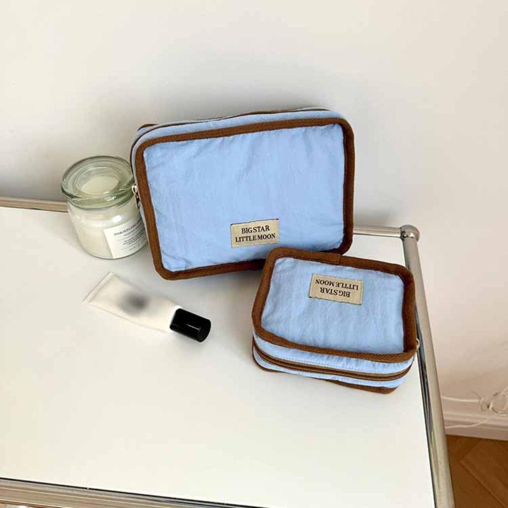 Korean Style Contrast Color Cosmetic Bag Wallet Sanitary Napkin Storage Bag  Earphone