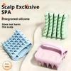Shampoo Brush Head Scalp Massage Comb With Handle Hair Washing Comb Body Massage Brush Bath Shower Brush Salon Hairdressing Tool
