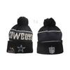 New Rugby Team Hat Autumn And Winter Men'S And Women'S Warm Wool Hat Knitted Embroidery Hat With Ball Knitted Alphabet Hat