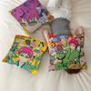 Popular Japanese Anime Saiki Kusuo Cushion Cover Polyester Sofa Cushions Decorative Throw Pillows Home Decoration Pillowcover