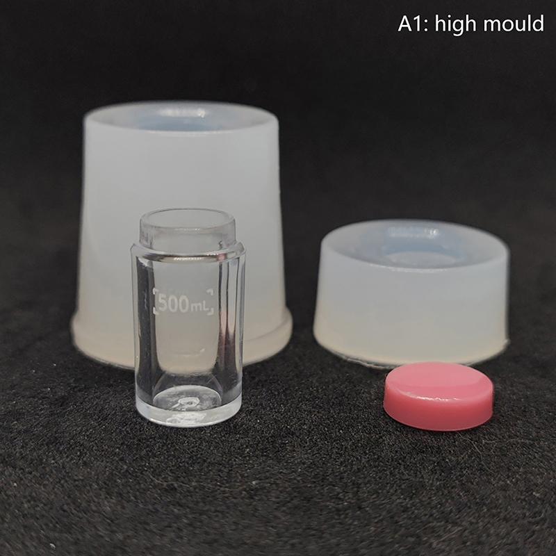 Dollhouse Miniature Mug Cups Food Jar Silicone Mold Dollhouse Diy Tableware Dolls House Accessories Kids Pretend Play Toys