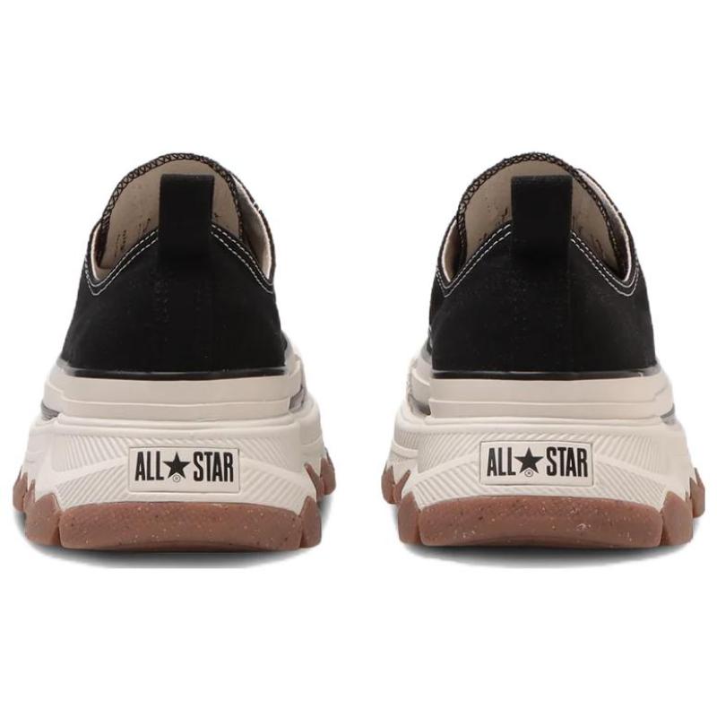 Converse All Star Trekwave Round-toe Lace-up Low-Top Canvas Shoes Unisex Black & White