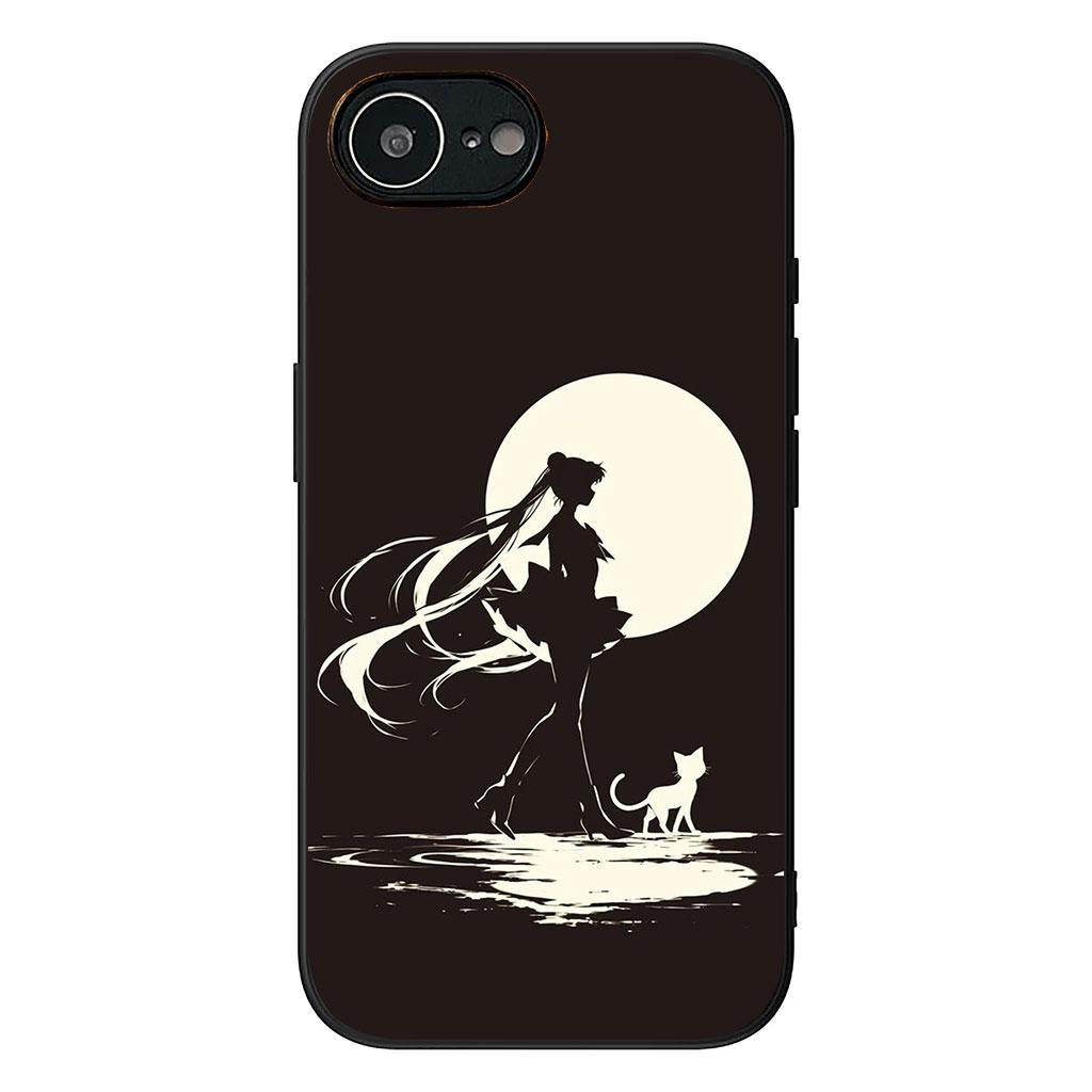 Anime S-Sailors Cartoon Moons Handyhülle für Samsung Galaxy A36 A17 A26 A07 A35 A54 A53 A13 A33 A34 S8 S9 S20 S21 FE S10 Plus