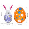 Safe Easter Inflatable Rabbit Cute Inflatable Easter Eggs Easter Rabbit Eggs Balloon  Garden Decor