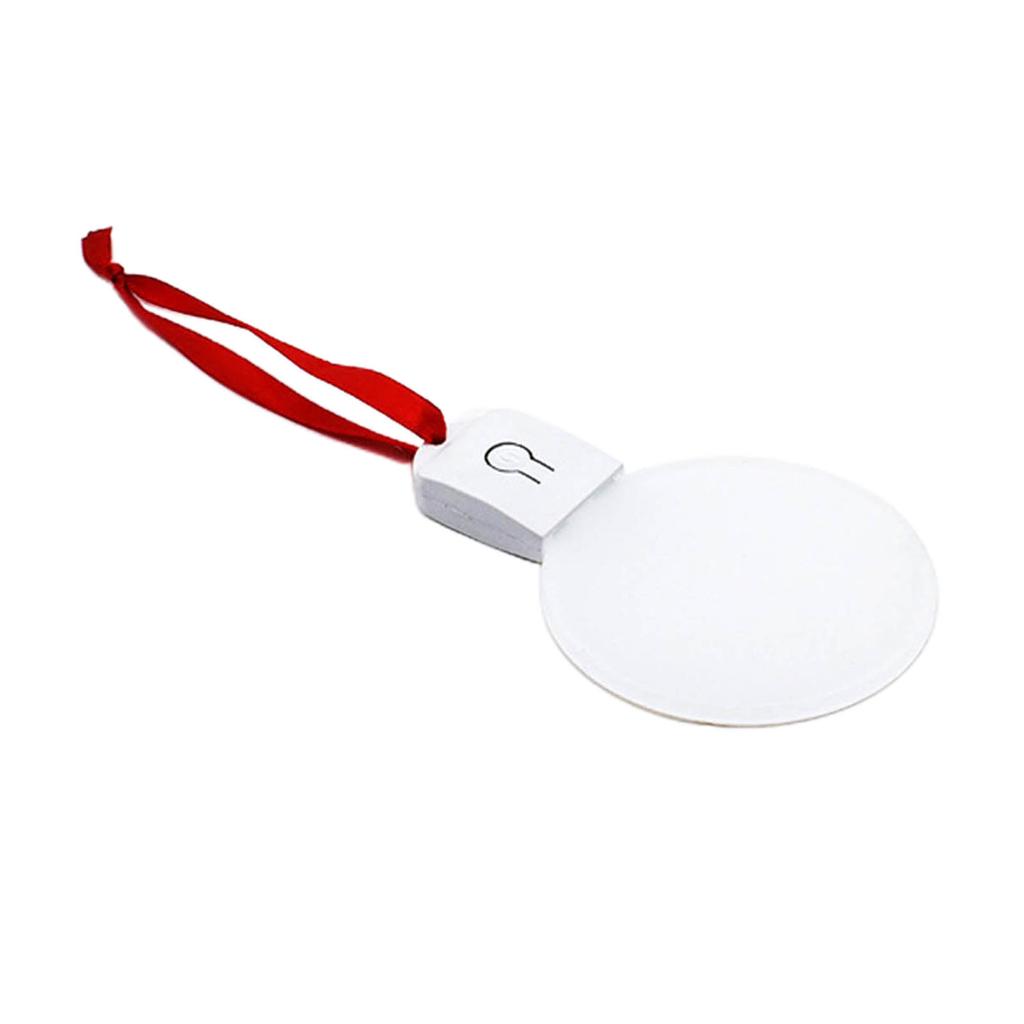 DIY Acrylic Christmas Ornament with LED Light Customizable Sublimation Crafts Sublimation Ornament Blanks Pendants