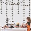 Halloween Paper Garland - Spooky Cutout Hanging Decor For Parties And Home Haunting