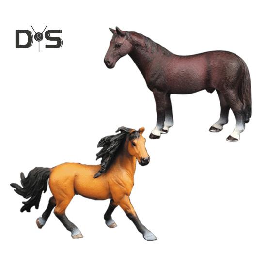 Model koně Realistická PVC figurka koně Socha Skulptura Domácí Kancelář Stolní Dekorace Ornament Vzdělávací Zvířecí Hračka pro Děti