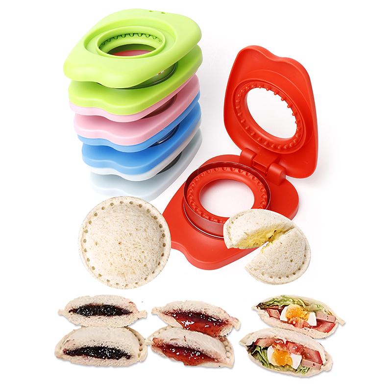 Easy Sandwich Sealer -Round Sandwich Cutter Sealer For Kids Lunch Boxes 2-in-1 Sandwich Maker Ideas For School Lunches Bento