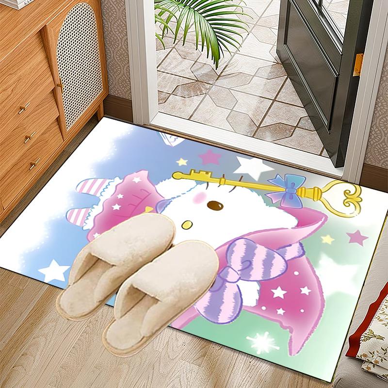 Kitty Party Rug Office Carpet Non-Slip Mat, Chair Rug Floor Covering for Gaming, Bedroom, Living Room , Home Decor Christmas Gift