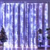 Curtain Garland On The Window USB Power Fairy Lights Festoon with Remote New Year Garland Led Lights Christmas Decoration