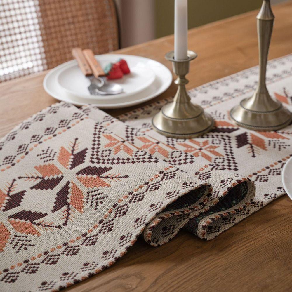 Anti-stain Tablecloth Linen Table Cover Table Decor Cotton Linen Table Runner  Kitchen