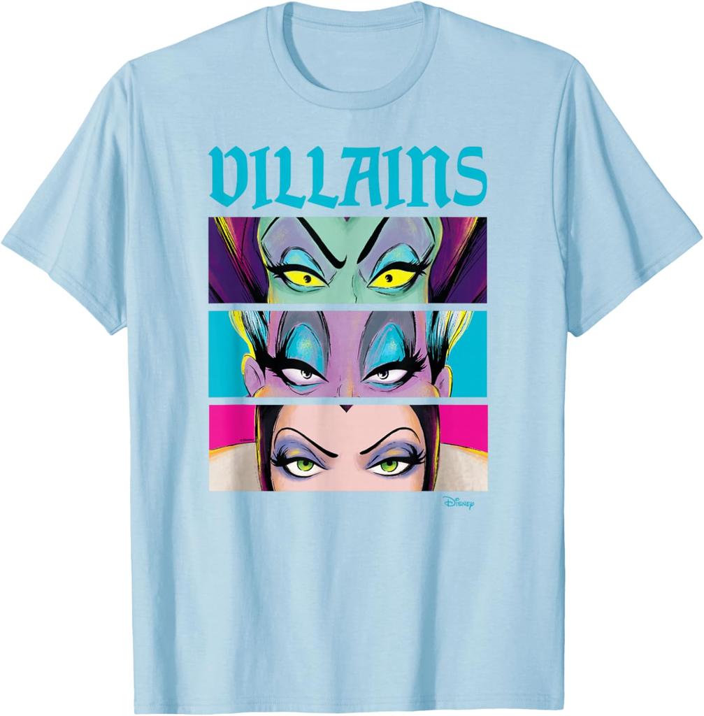 Hot Fashion Disney Villain - Villains Stacked T-Shirt S-4XL Four Seasons Gift