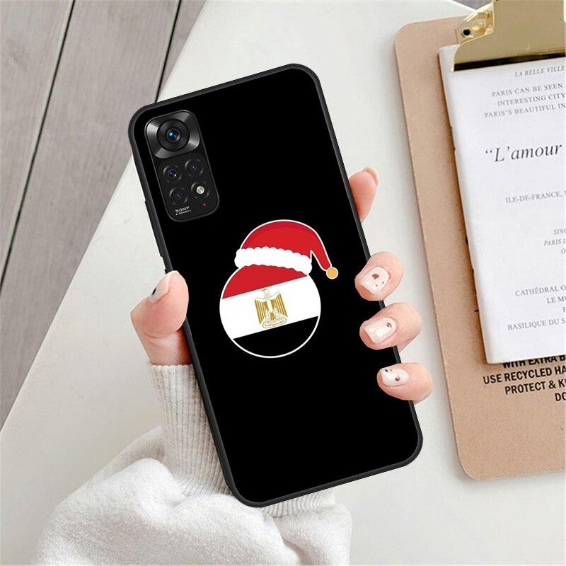 Egypt Flag For Redmi Note 11 Pro Case For Redmi Note 8 9 10 Pro 11S 10S 9S 8T 9A 10A 10C Phone Case