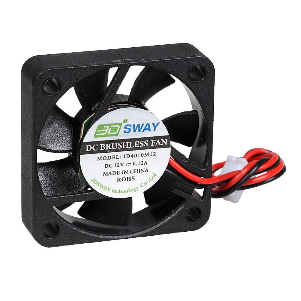 40x10mm 3D Printer Fan 12V 24V Hydraulic Bearing Blow Radial Cooling Turbo Fan